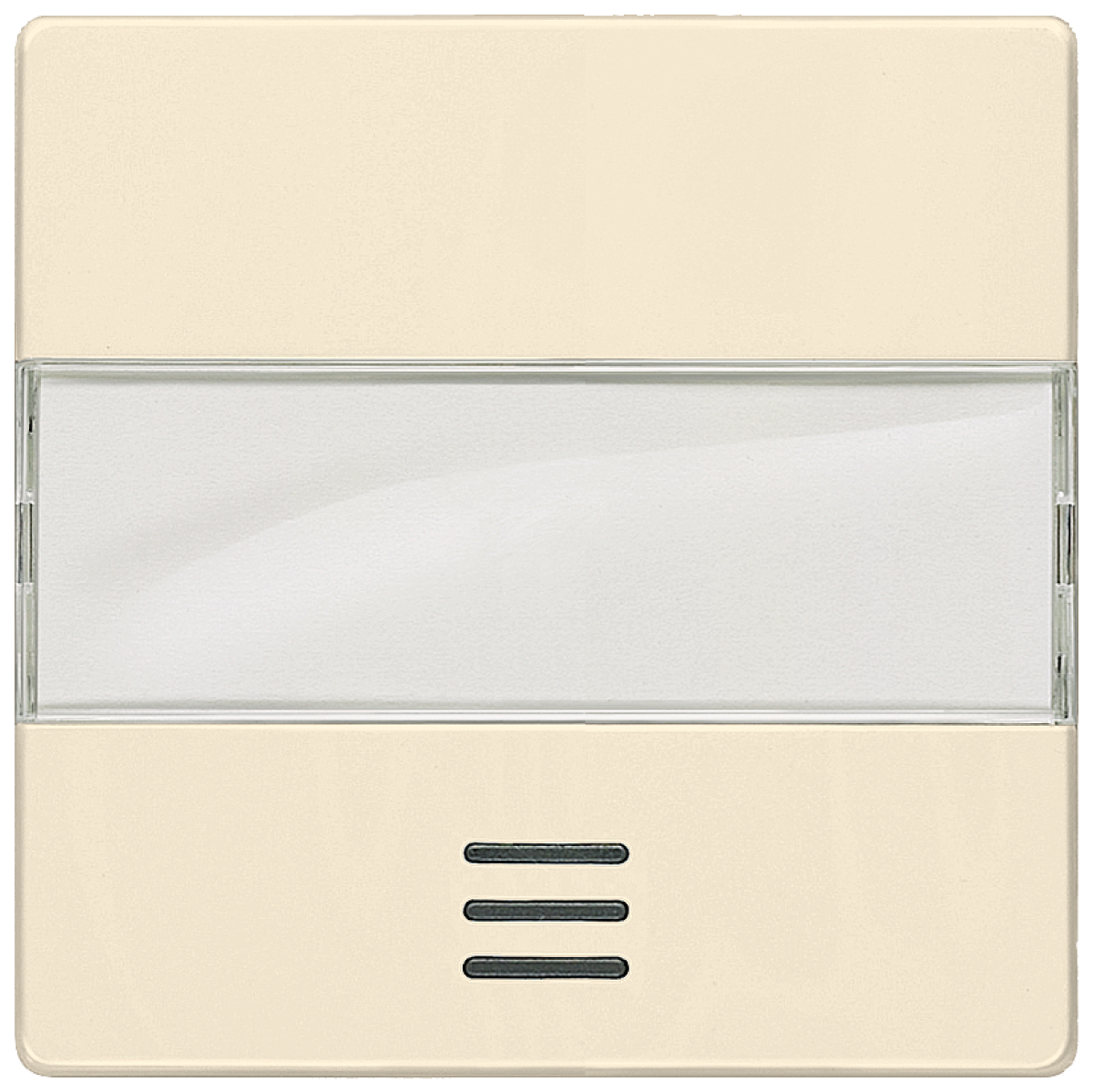 DELTA i-system rocker with window and labeling field, electric white