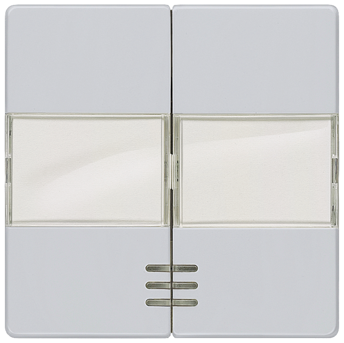DELTA i-system rocker double with labeling field and window for two-circuit s...