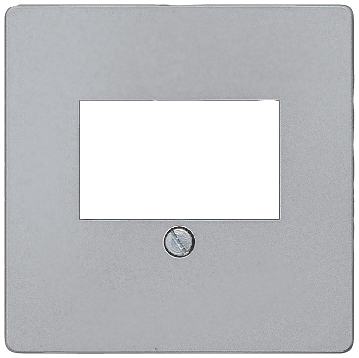 DELTA i-system cover plate for TAEloudspeaker connection socket, aluminum me...