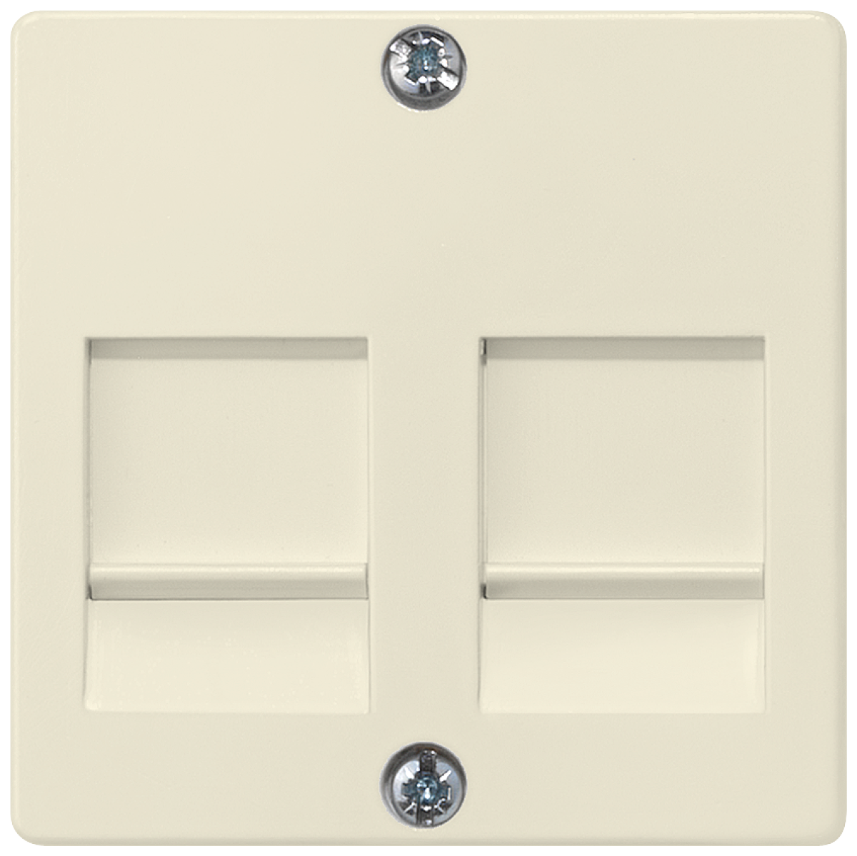 DELTA i-system cover plate for modular jack support plate with labeling field...