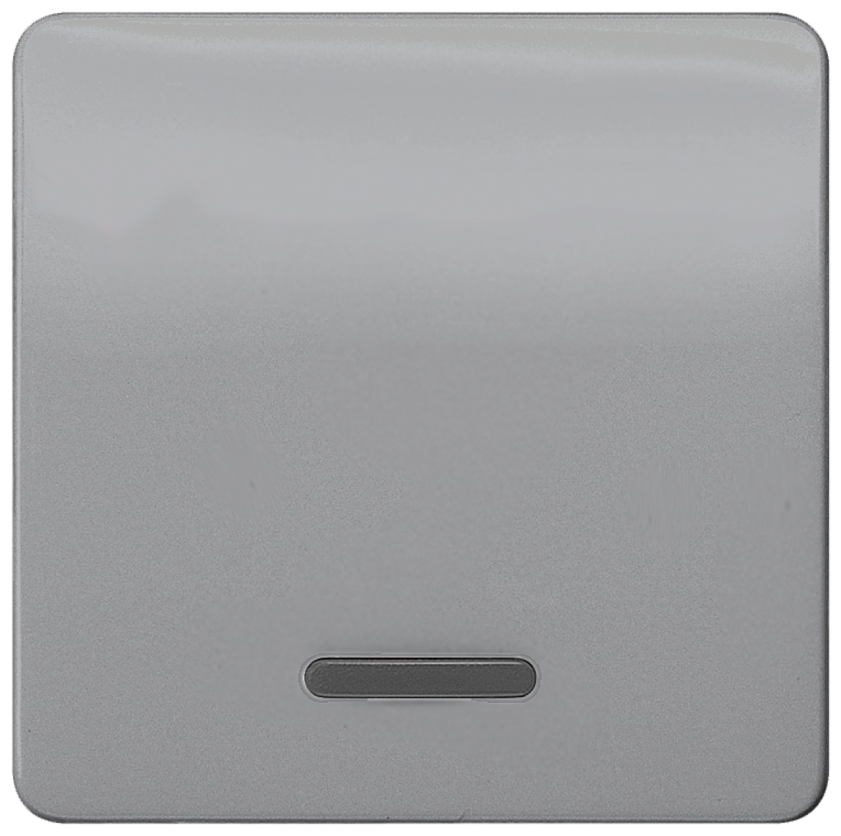 DELTA profil rocker with window for pilot lampOFFtwo-way switch, silver