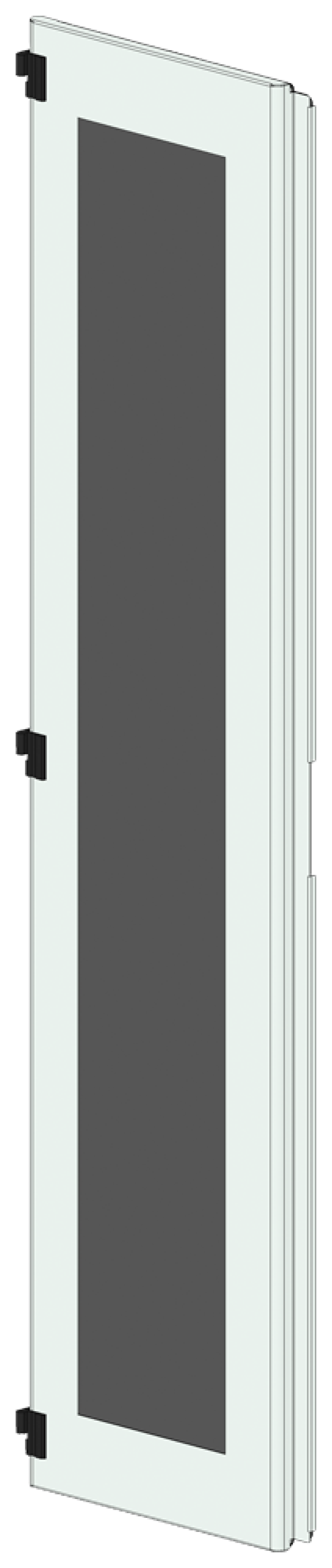 SIVACON door half. left. window. IP55. H 1800 mm. W 900 mm. protection class 1