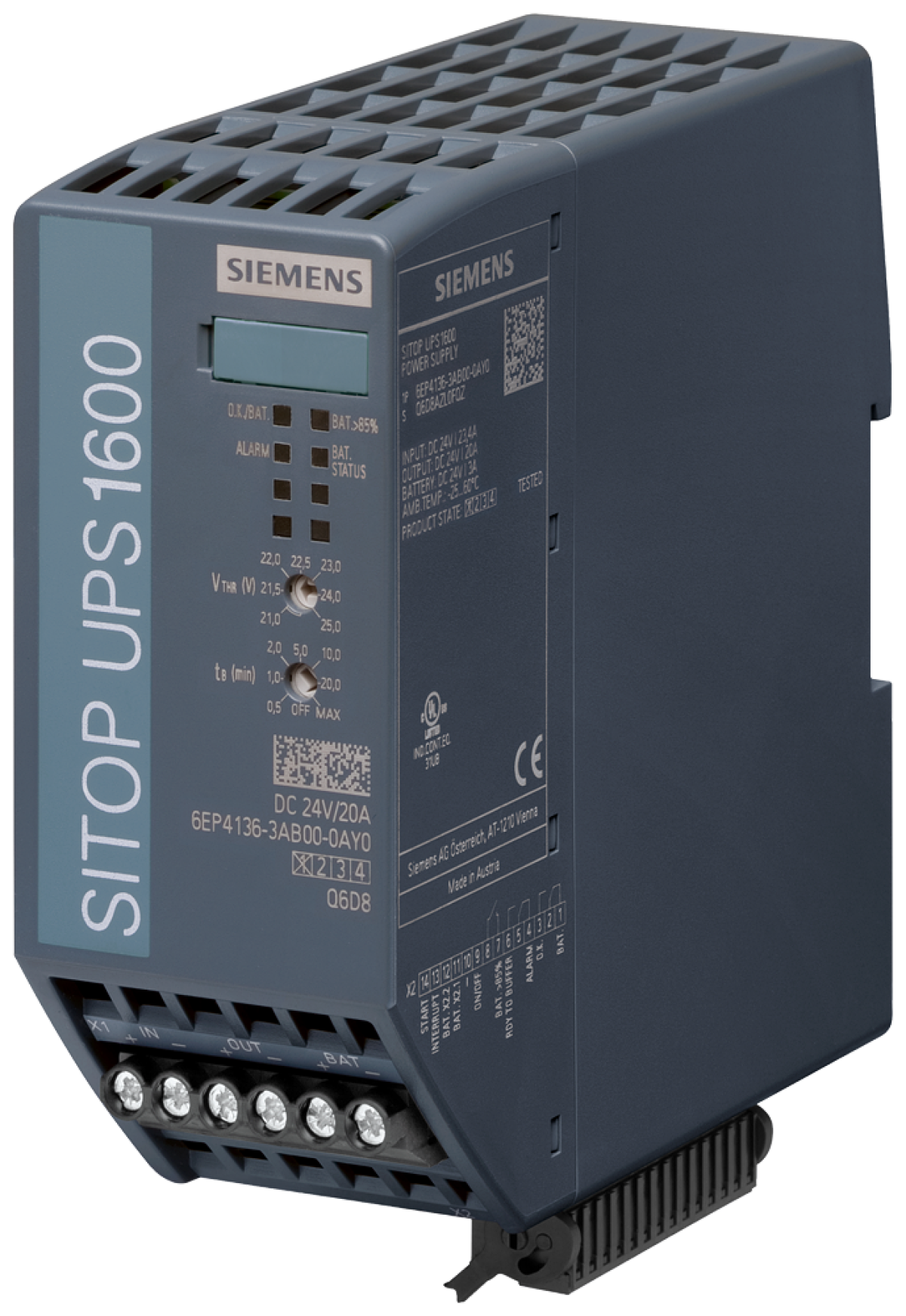 Uninterruptible power supply SITOP UPS1600, 24 V DC20 A