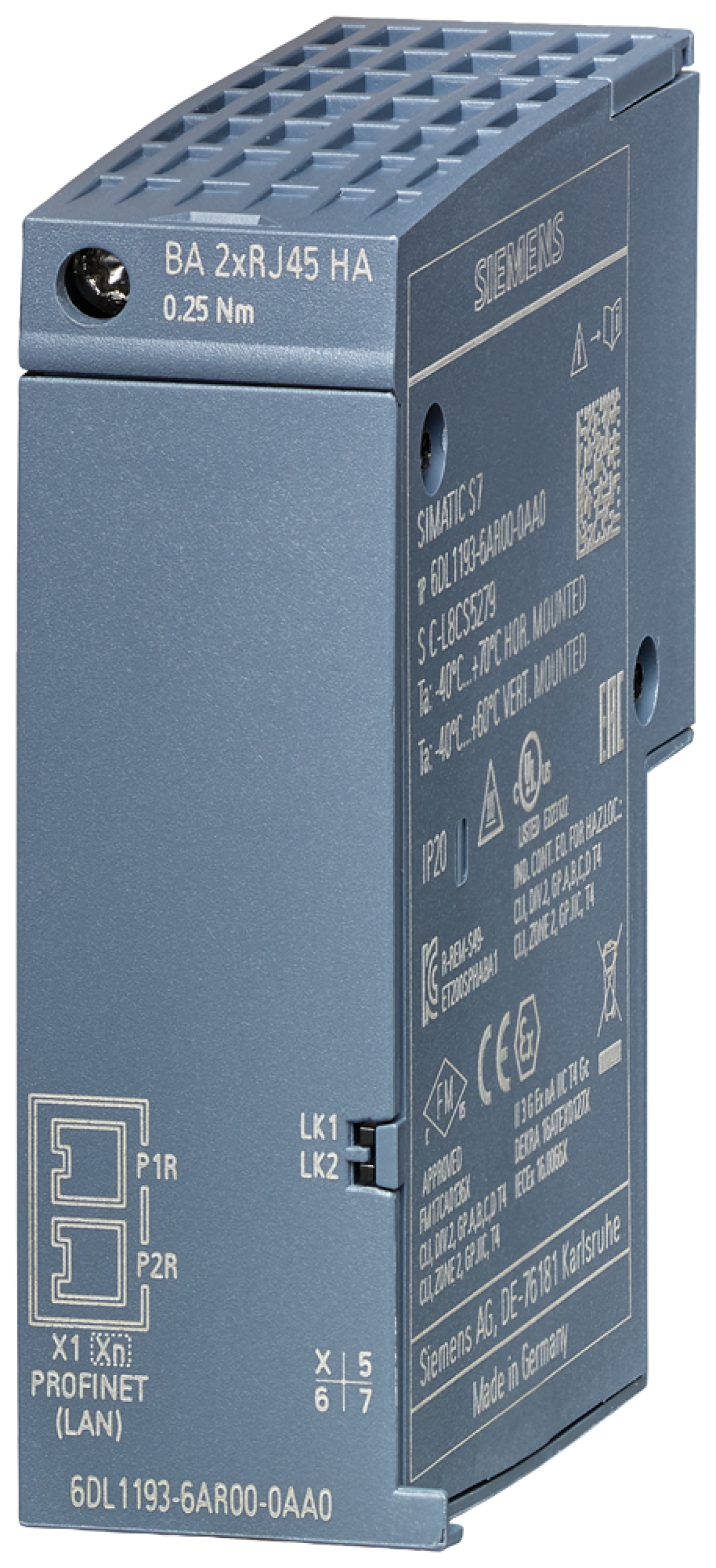 SIMATIC ET 200SP HA BA 2x RJ45