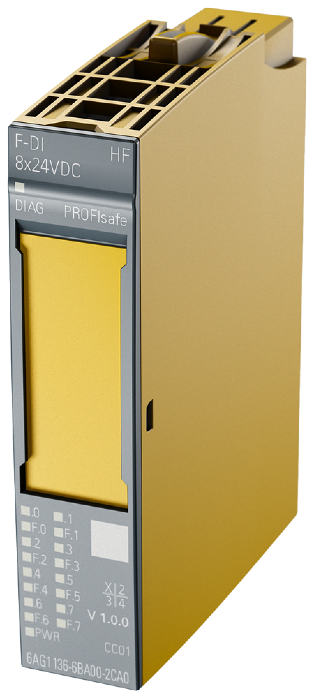 SIPLUS ET 200SP F-DI 8x24VDC HF -30 ... 60 C with conformal coating based o...