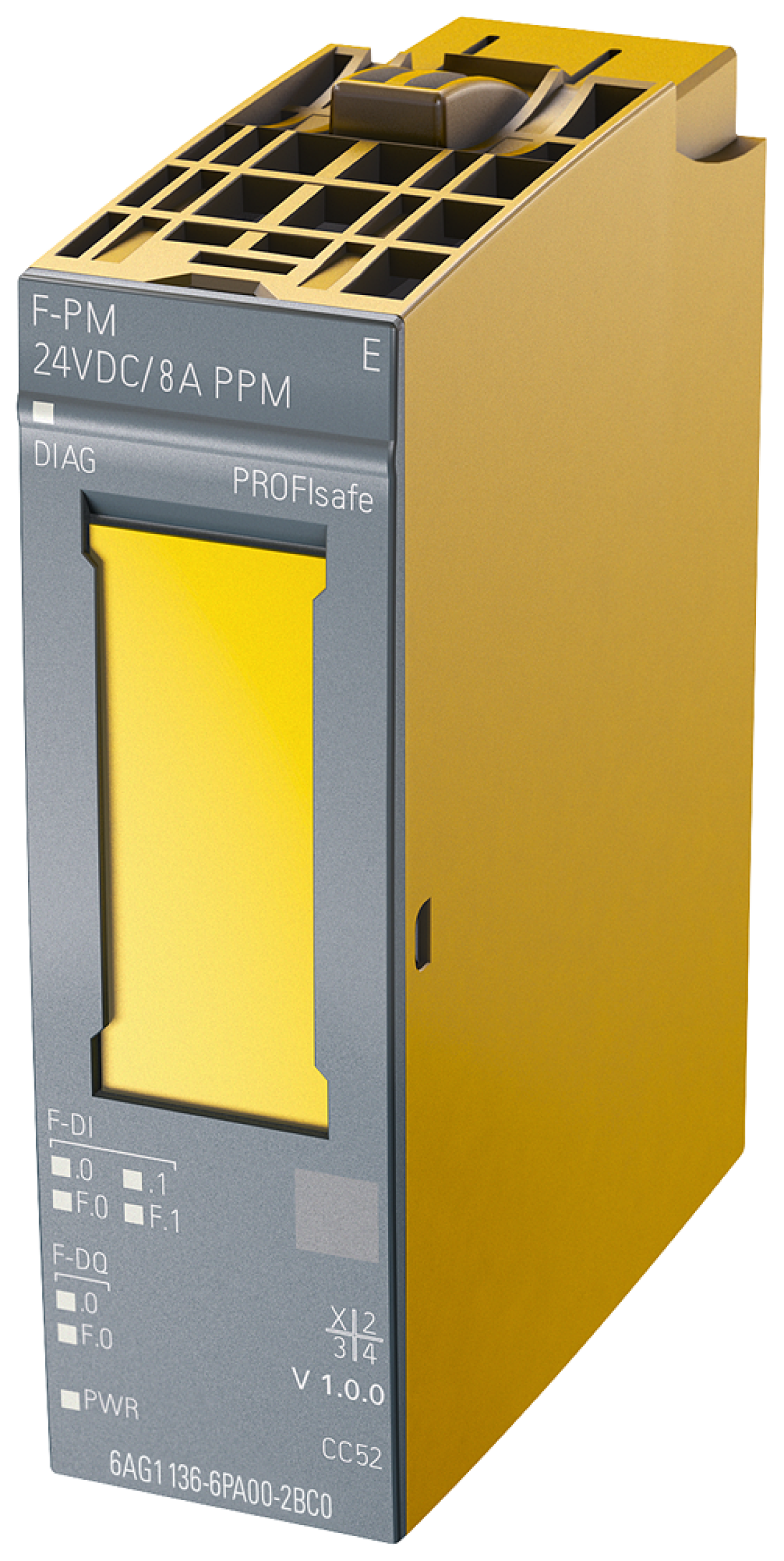 SIPLUS ET 200SP F-PM-E 24 V DC8 A PPM ST -30 ... 60 C with conformal coati...