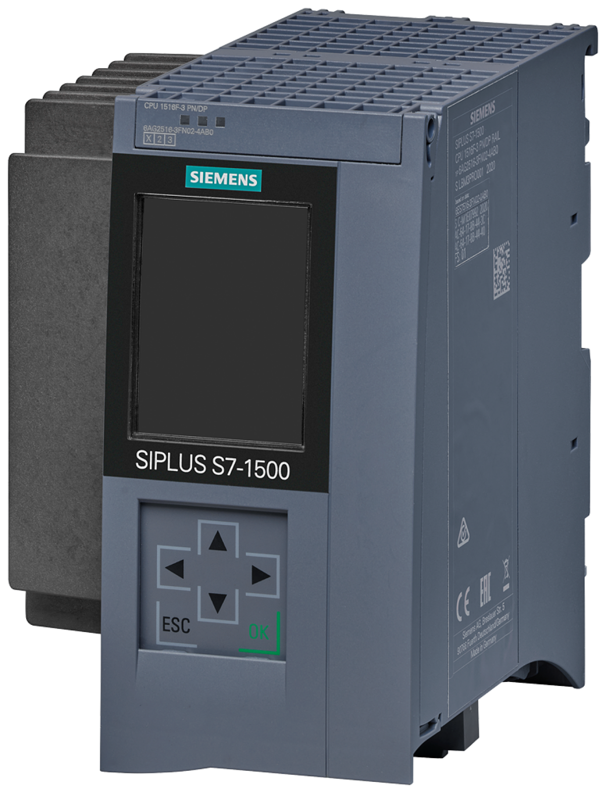 SIPLUS S7-1500 CPU 1516F-3 PNDP OT4 RAIL with conformal coating based on 6ES...