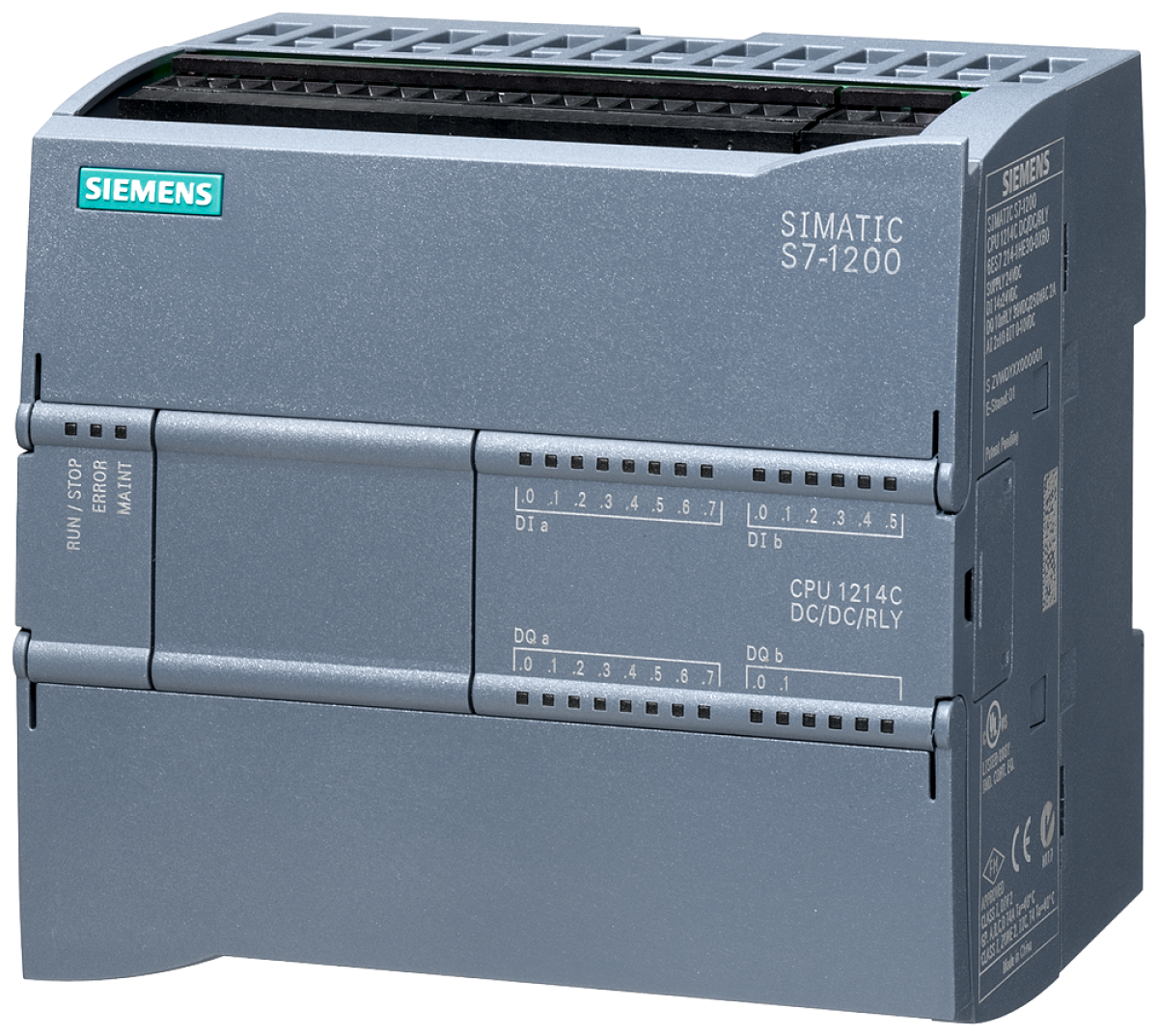 SIMATIC S7-1200 CPU 1214C DCDCrelay 14DI  10DQ  2AI