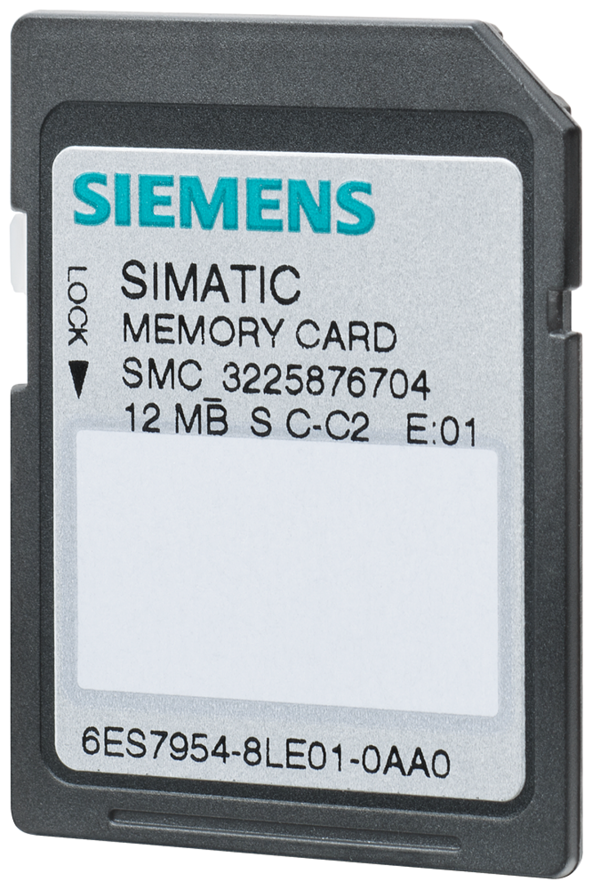 SIMATIC S7 Memory card 4 MB For S7-1x00 CPU