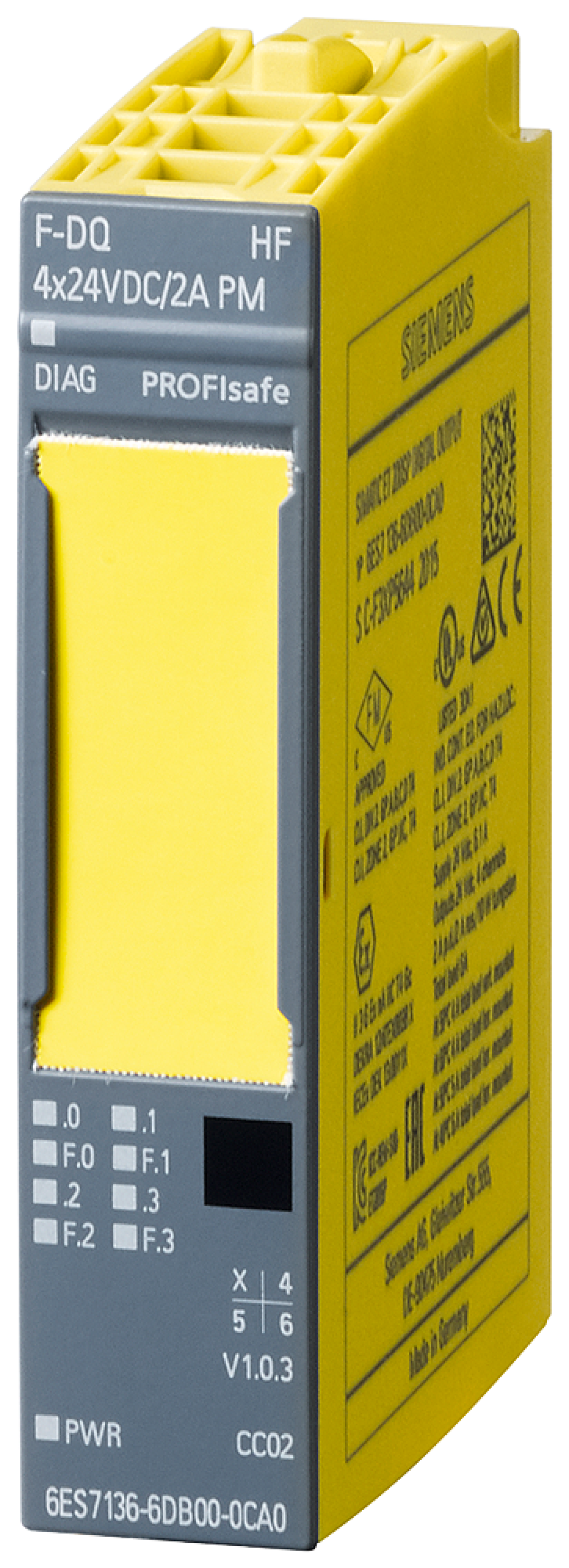 SIMATIC ET 200SP F-DQ 4x24VDC2A PM HF