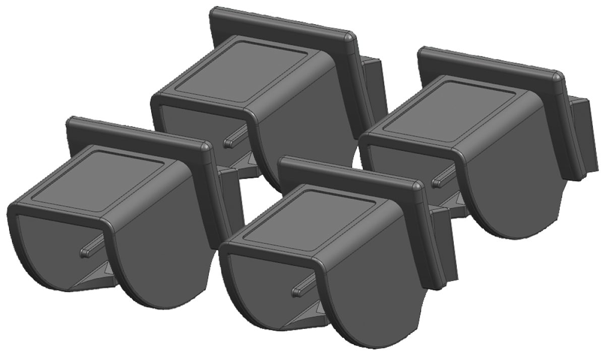 SIMATIC S7-1200 Strain relief RJ45 Single port PU 4