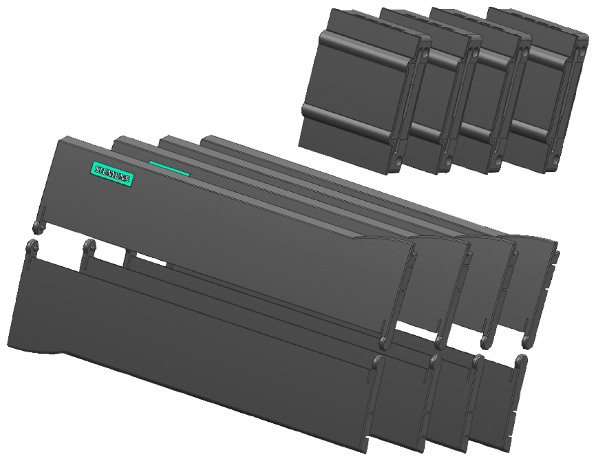 SIMATIC S7-1200 Front covers CPU 1217 PU 4