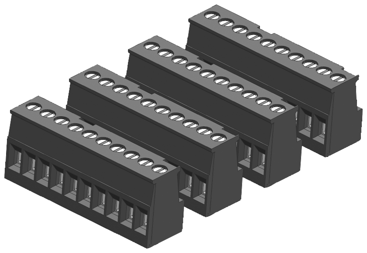 SIMATIC S7-1200 Tin-plated joint block 10 pins, screw PU 4