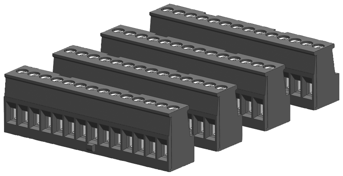 SIMATIC S7-1200 Tin-plated joint block 14 pins, push-in PU 4