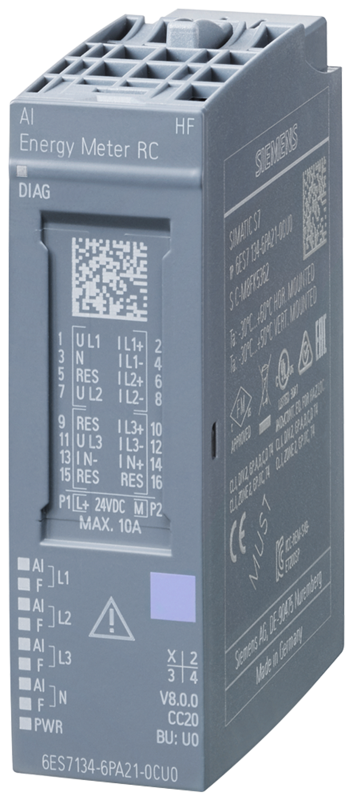 SIMATIC ET 200SP AI Energy Meter RC HF