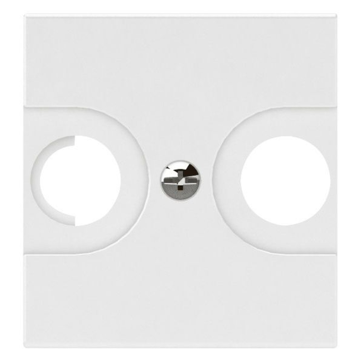 Adaptador Mosaic para Tomada TVR-SAT - 2 módulos - Branco