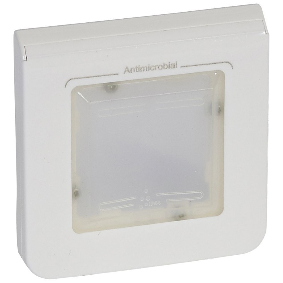 Mosaic - Quadro estanque IP 44 - 2 módulos - Branco Antimicrobial
