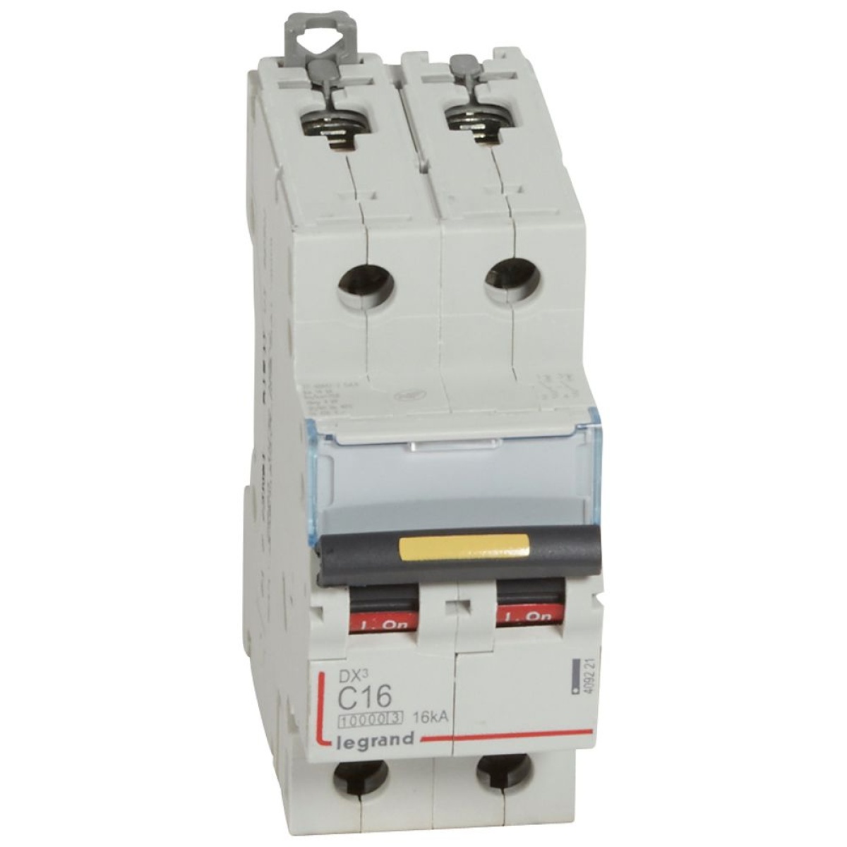 Disjuntores DX3 - 10000A16kA - 2P - 230400 V - 16A - curva C - 2 módulos