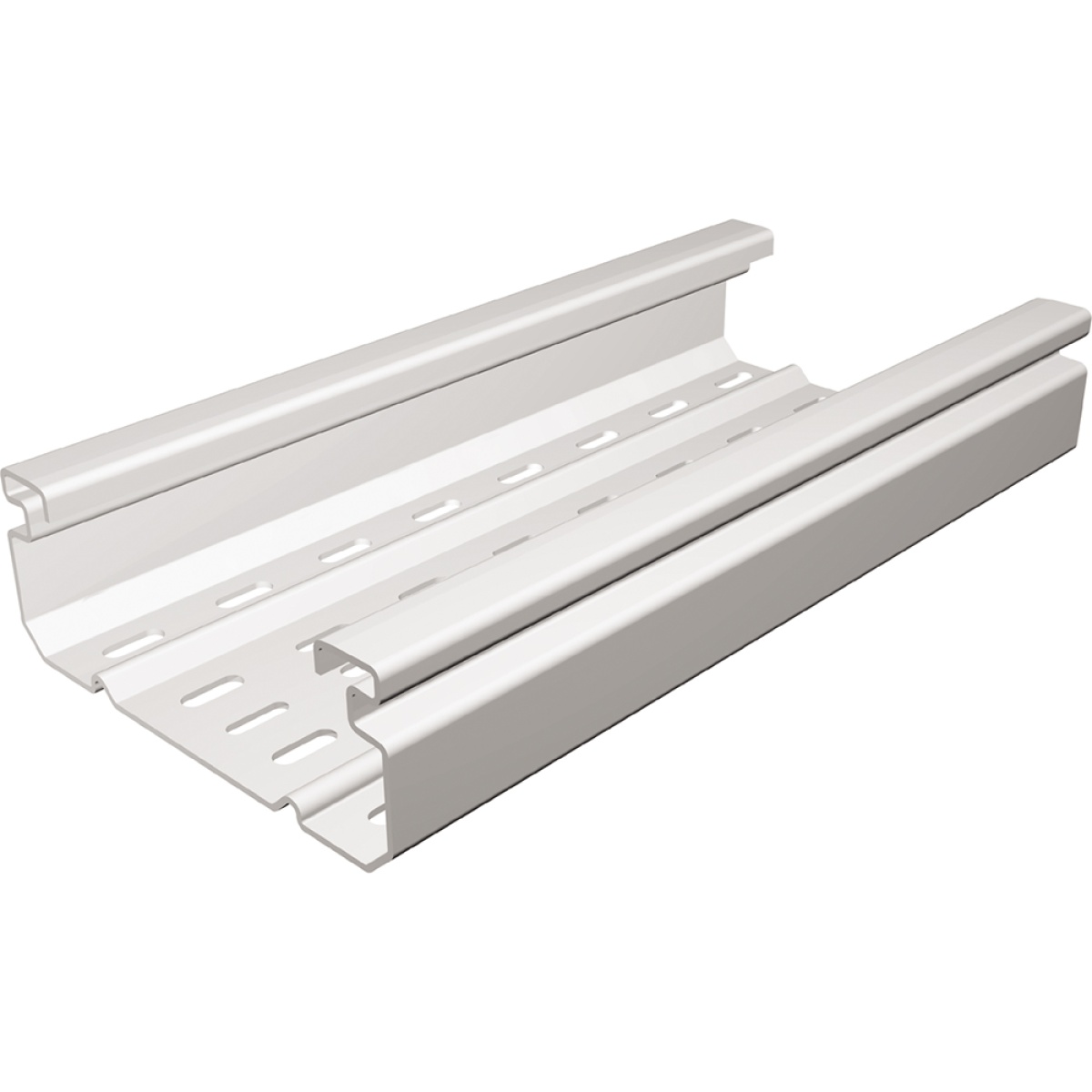 Caminho de cabos PVC - Calhas - Perfuradas - 150 x 75 mm