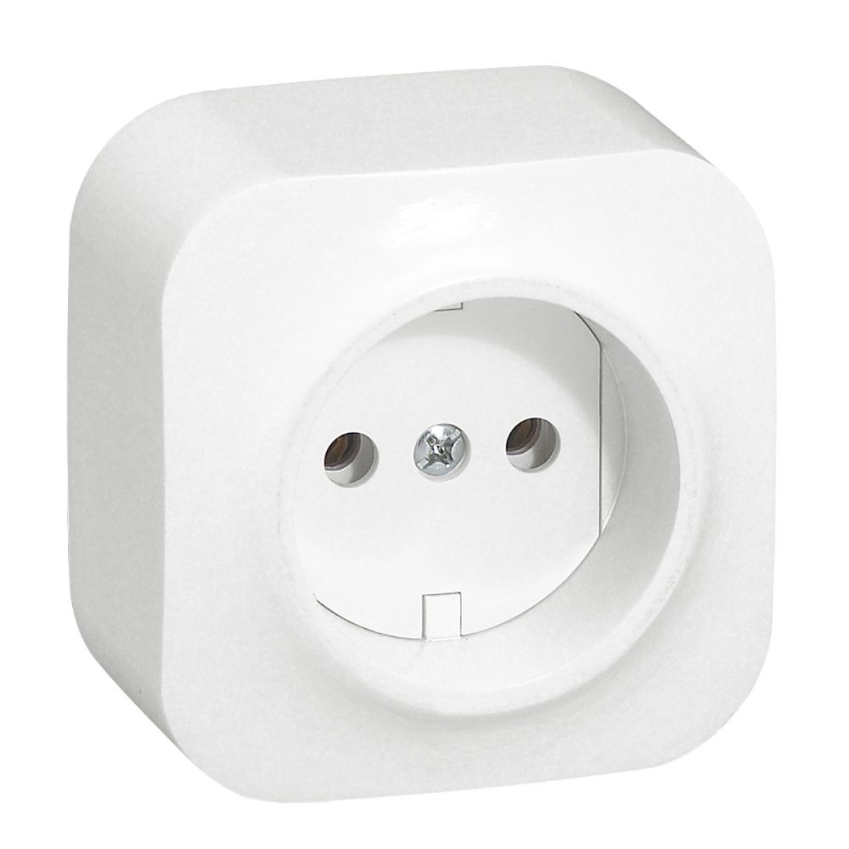 Forix saliente IP 21 - Tomada 2P sem obturadores - 16 A - 250 V - Branco