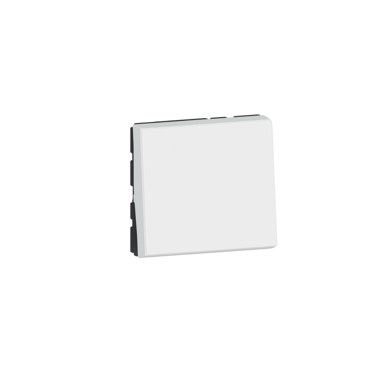 Mosaic - Interruptor unipolar 10AX-250V- ligad. automáticos - 2 mód. - branco