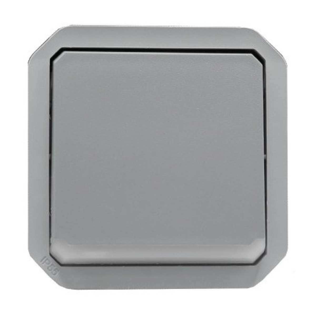 Plexo - Comutador de escada - IP55- IK08 - 10AX - 250V - Cinza