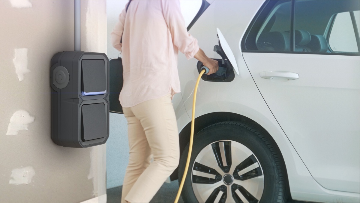 Plexo IP 55 componível - Comutador de escada, Antracite