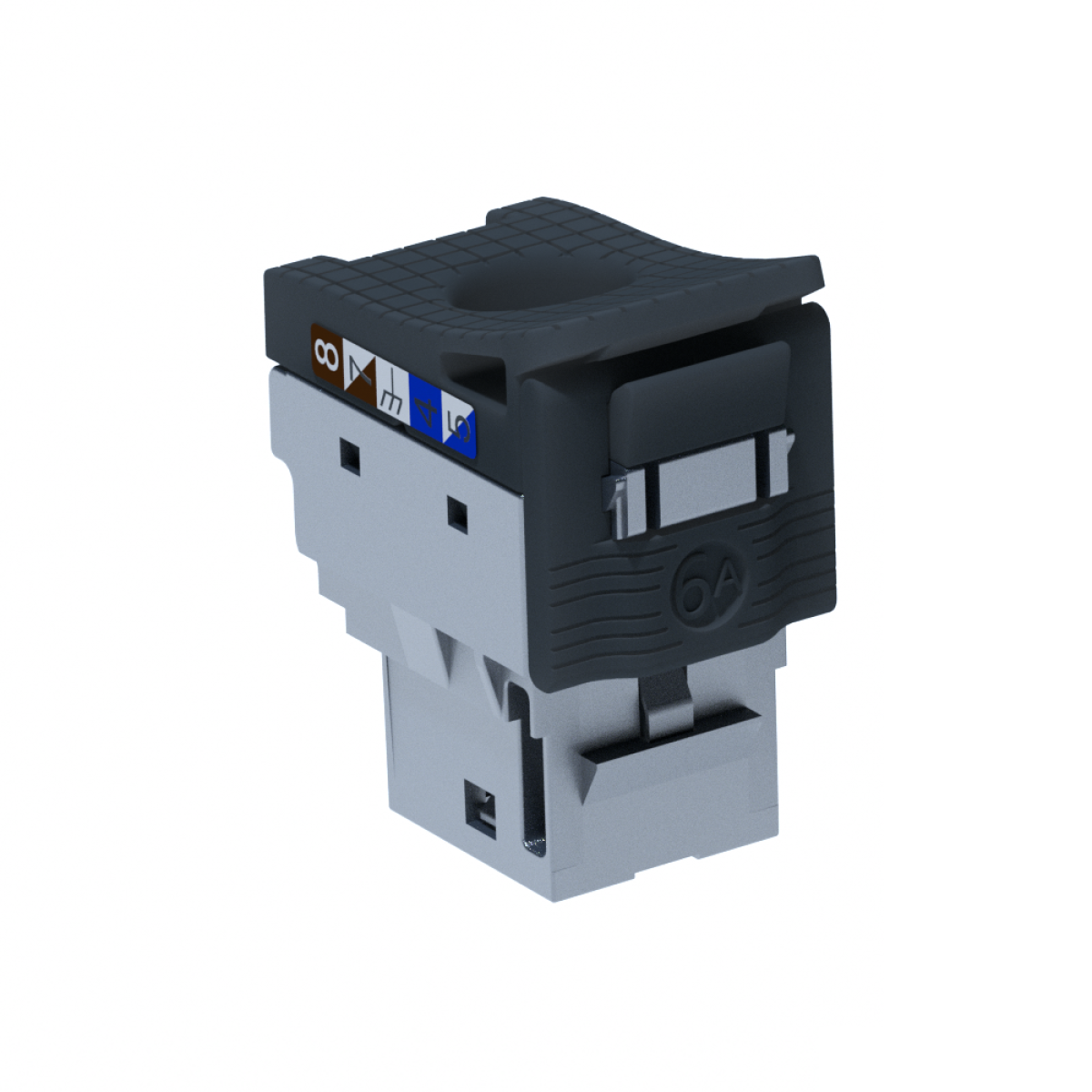 Conector Keystone Cat. 6A RJ 45 - UTP - conjunto de 24