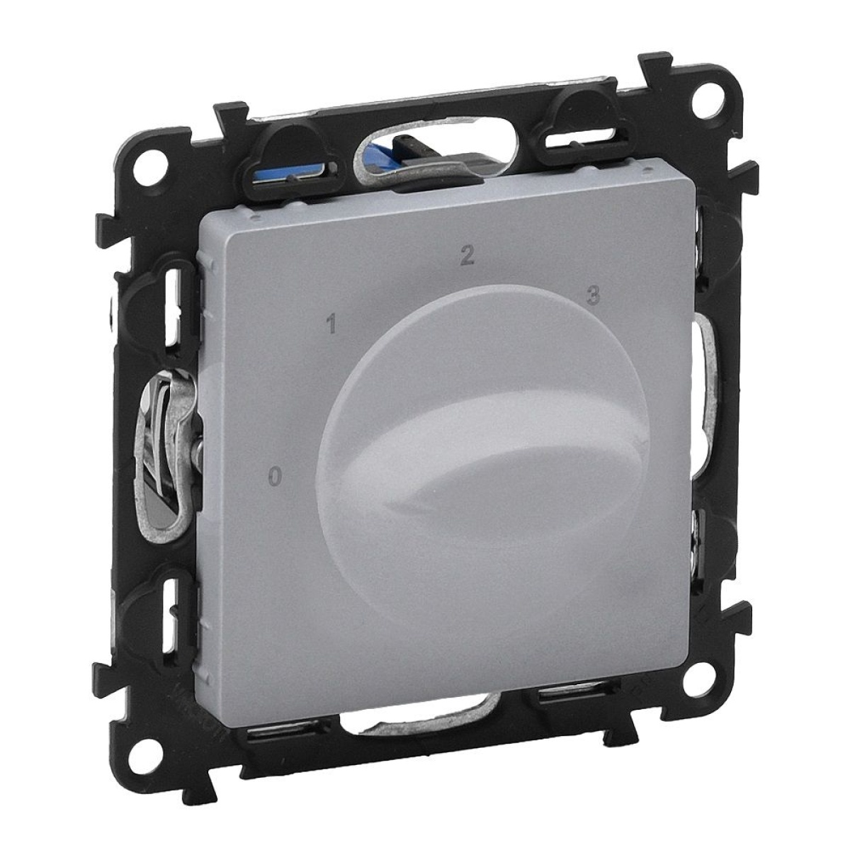 Valena Life - Interruptor para comando de ventilação com 4 posições - Alumínio