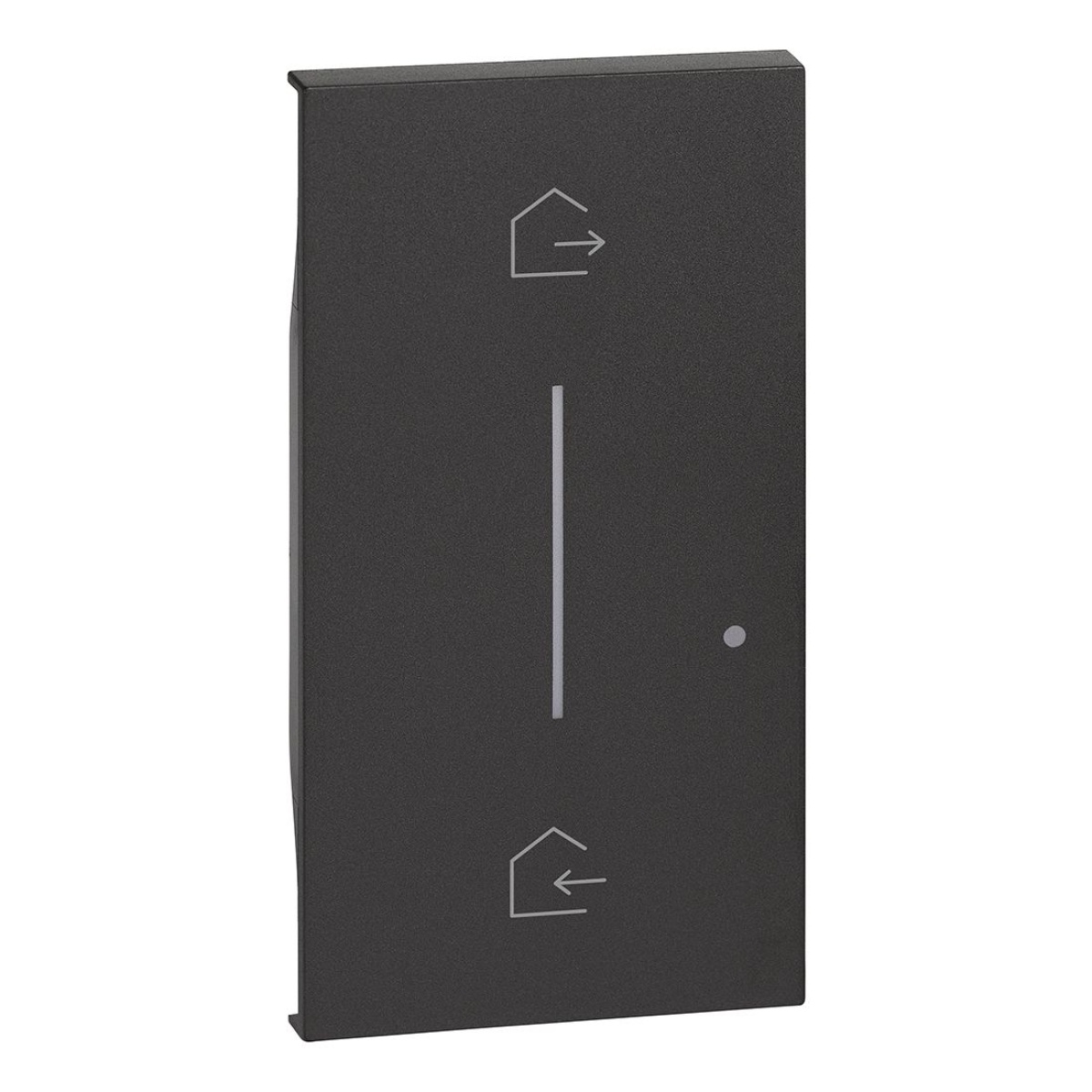 LNwN - Tecla para comando de cenários sem fios "entrarsair" - 2 módulos - Preto