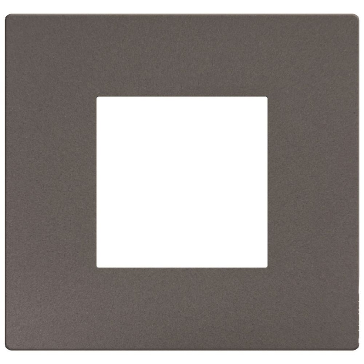 Light Now - Quadro de acabamento - 2 módulos - Moka Stone
