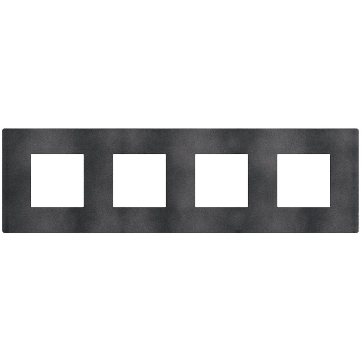 Light Now - Quadro de acabamento - quádruplo - Dark Grey