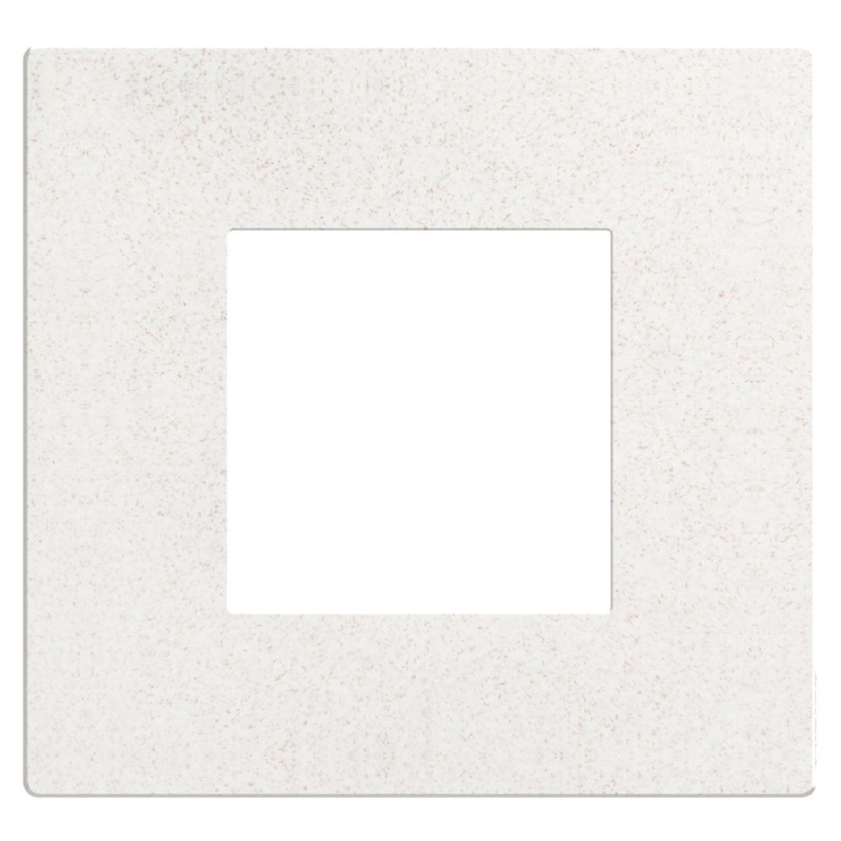 Light Now - Quadro de acabamento - 2 módulos - White Fiber