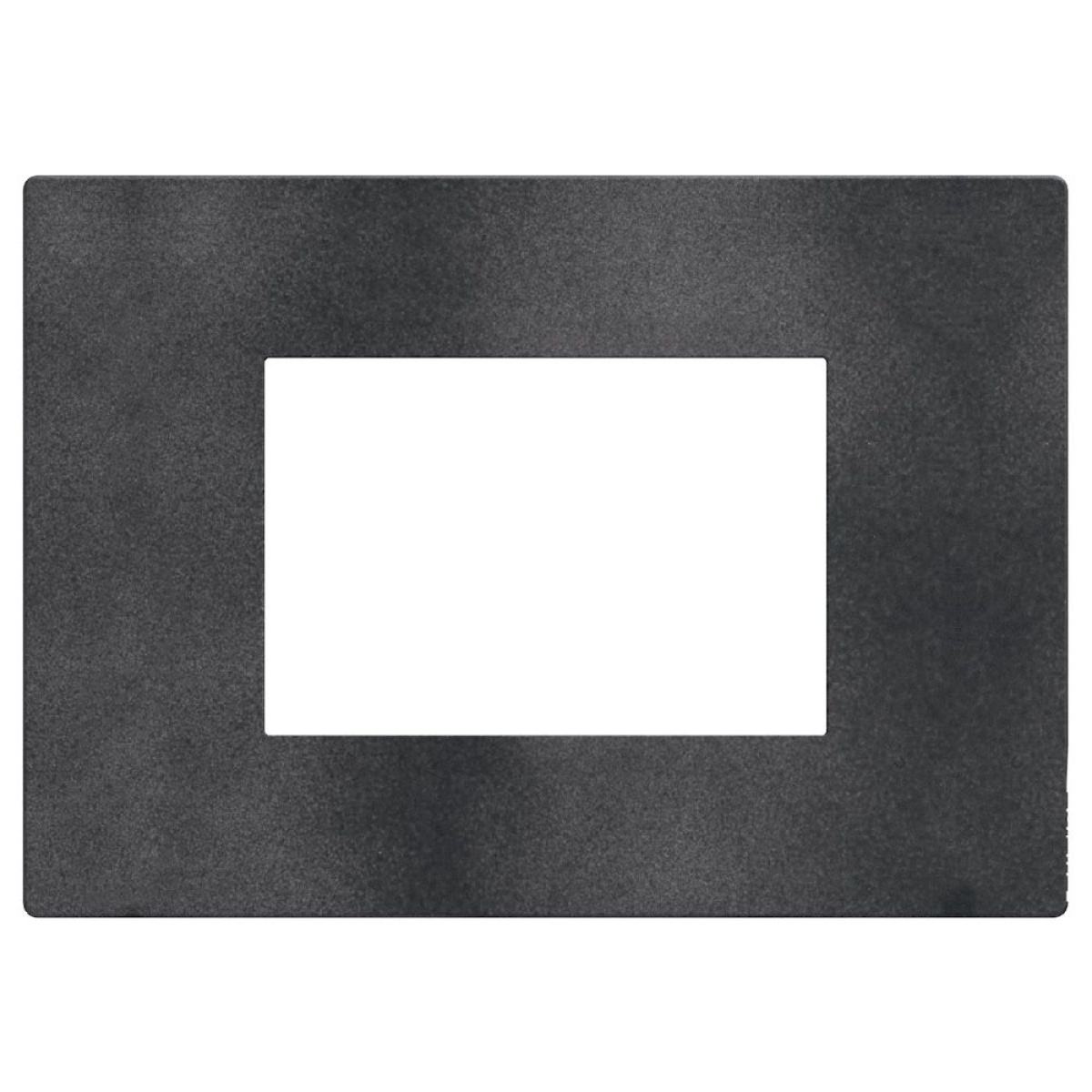 Light Now - Quadro de acabamento - 3 módulos  - Dark Grey
