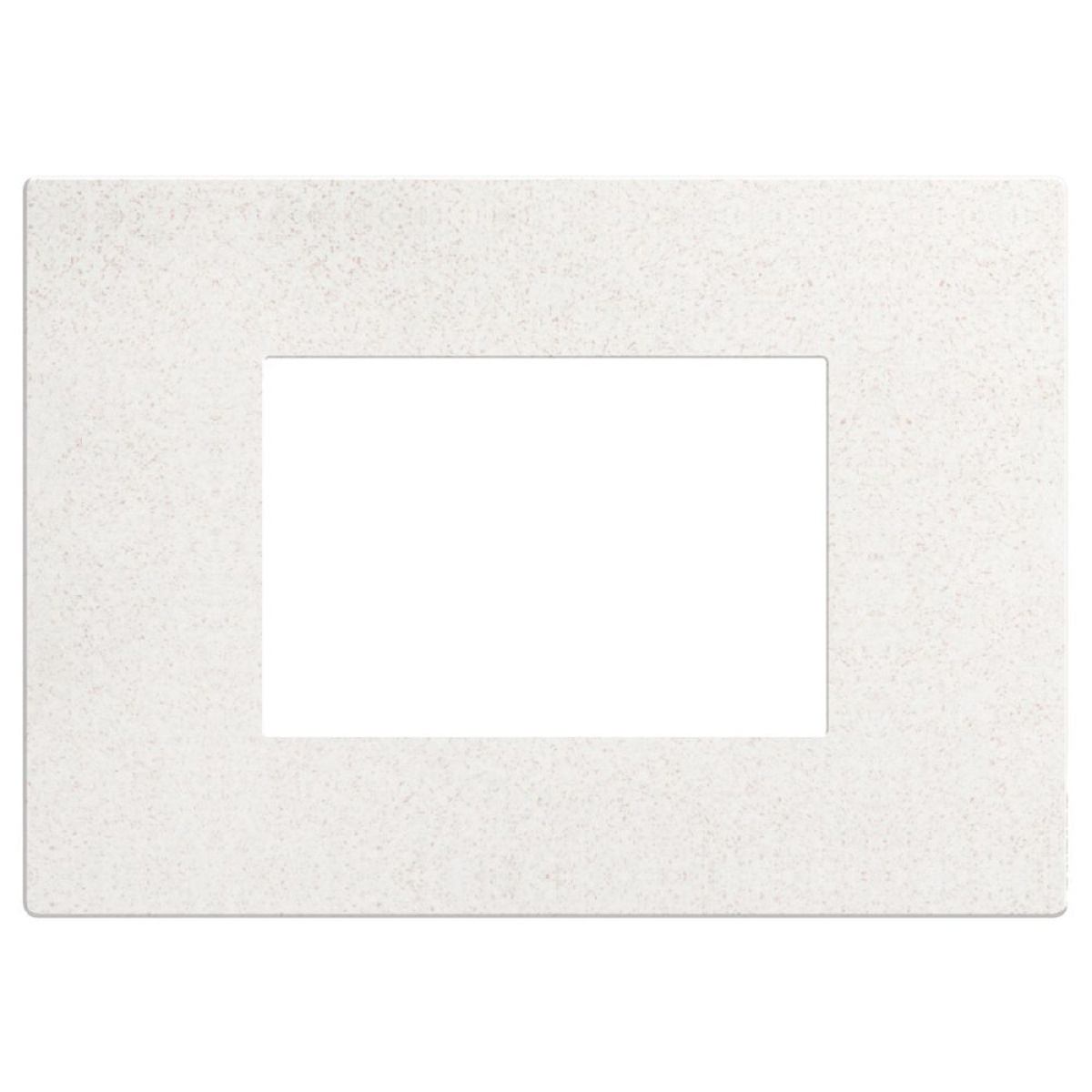 Light Now - Quadro de acabamento - 3 módulos  - White Fiber
