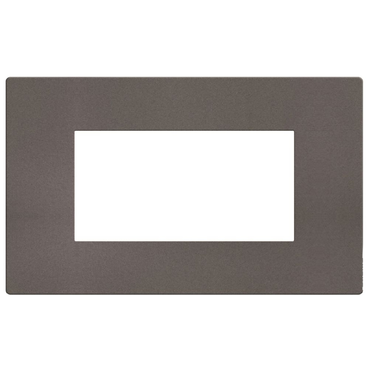 Light Now - Quadro de acabamento - 4 módulos  - Moka Stone