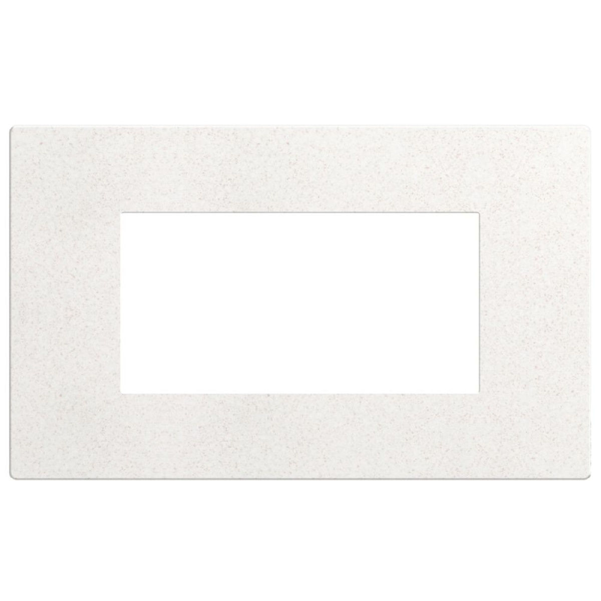 Light Now - Quadro de acabamento - 4 módulos  - White Fiber
