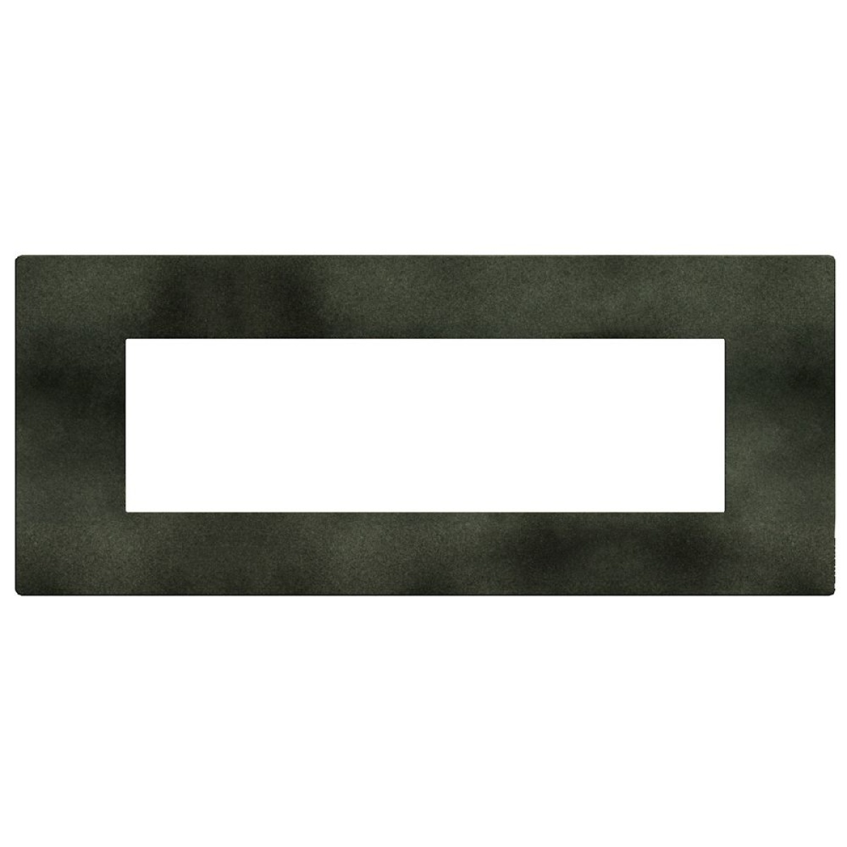 Light Now - Quadro de acabamento - 7 módulos  - Dark Green