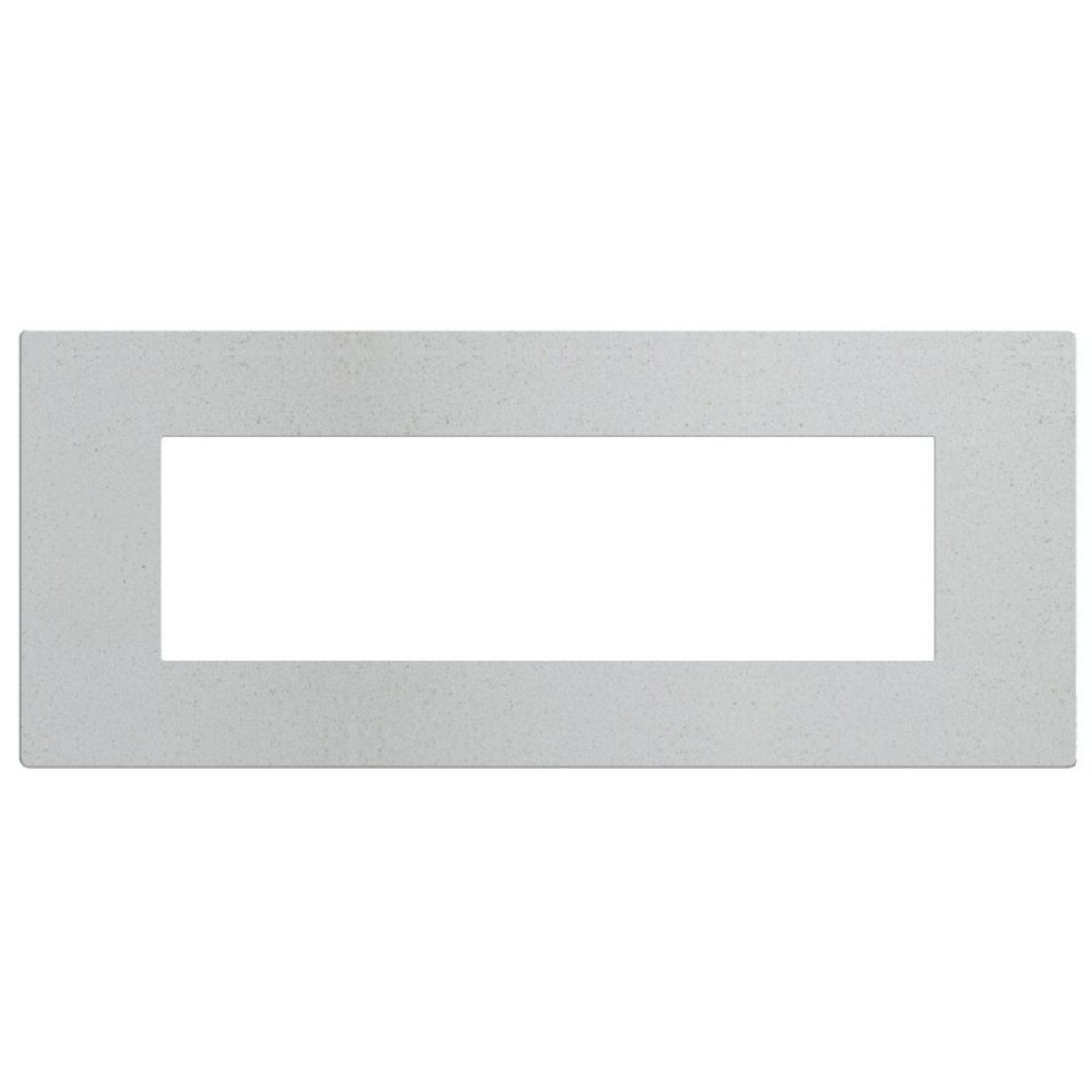 Light Now - Quadro de acabamento - 7 módulos  - White Mica