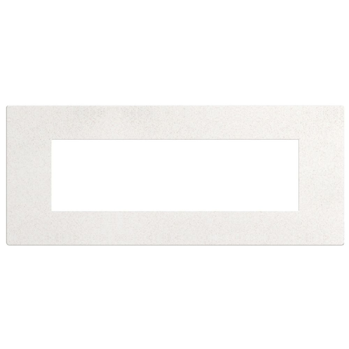 Light Now - Quadro de acabamento - 7 módulos  - White Fiber