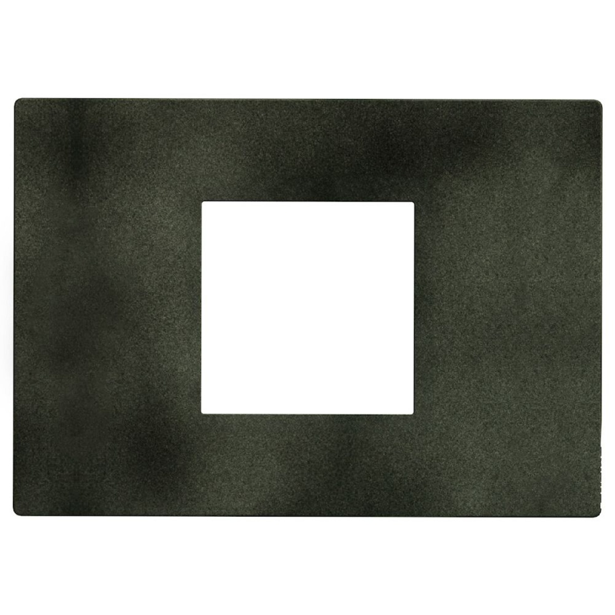 Light Now - Quadro de acabamento - 2 módulos centrados - Dark Green