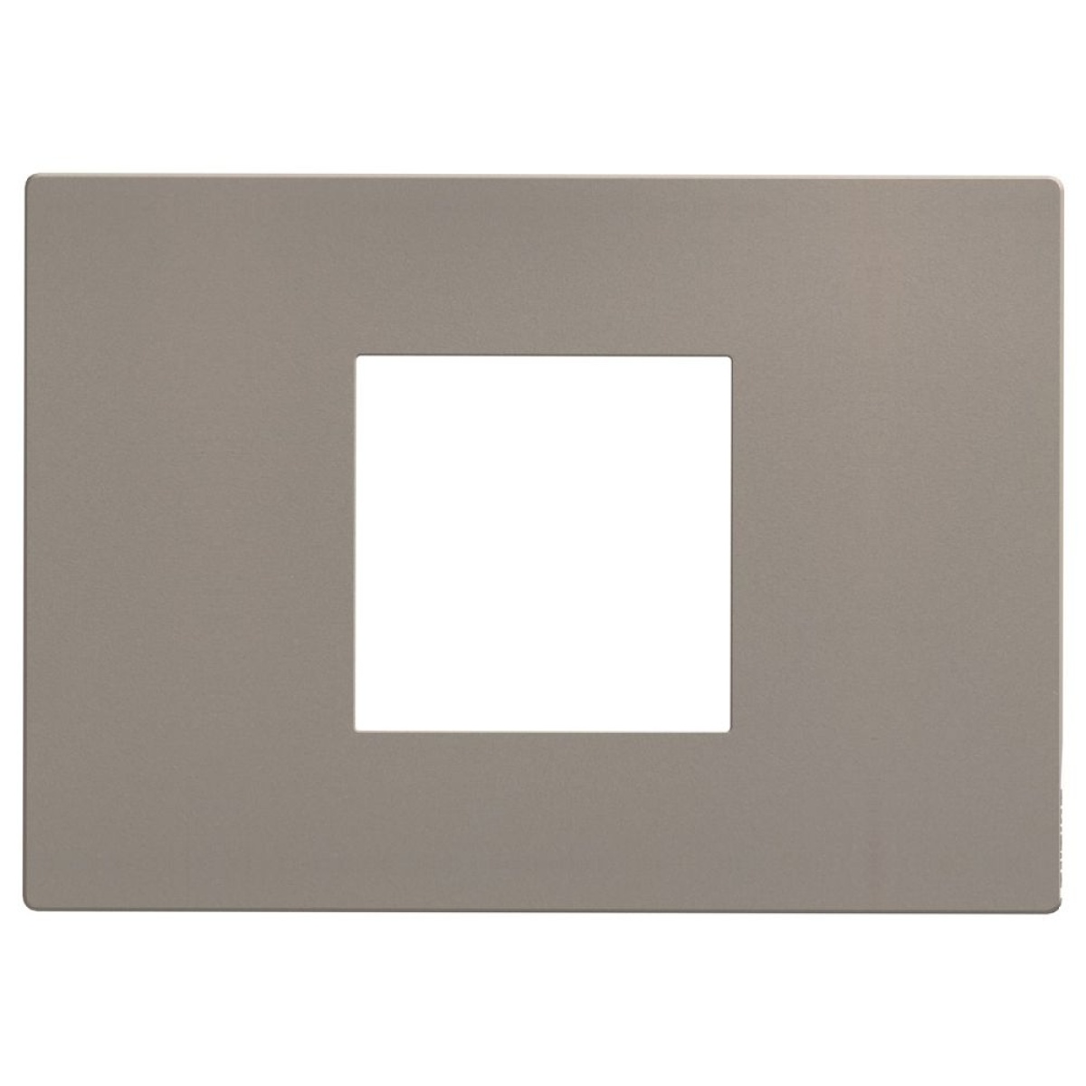 Light Now - Quadro de acabamento - 2 módulos centrados - Stone