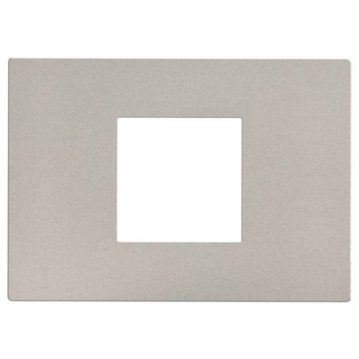 Light Now - Quadro de acabamento - 2 módulos centrados - Sand Stone