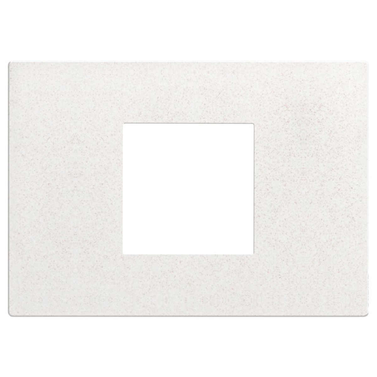 Light Now - Quadro de acabamento - 2 módulos centrados - White Fiber