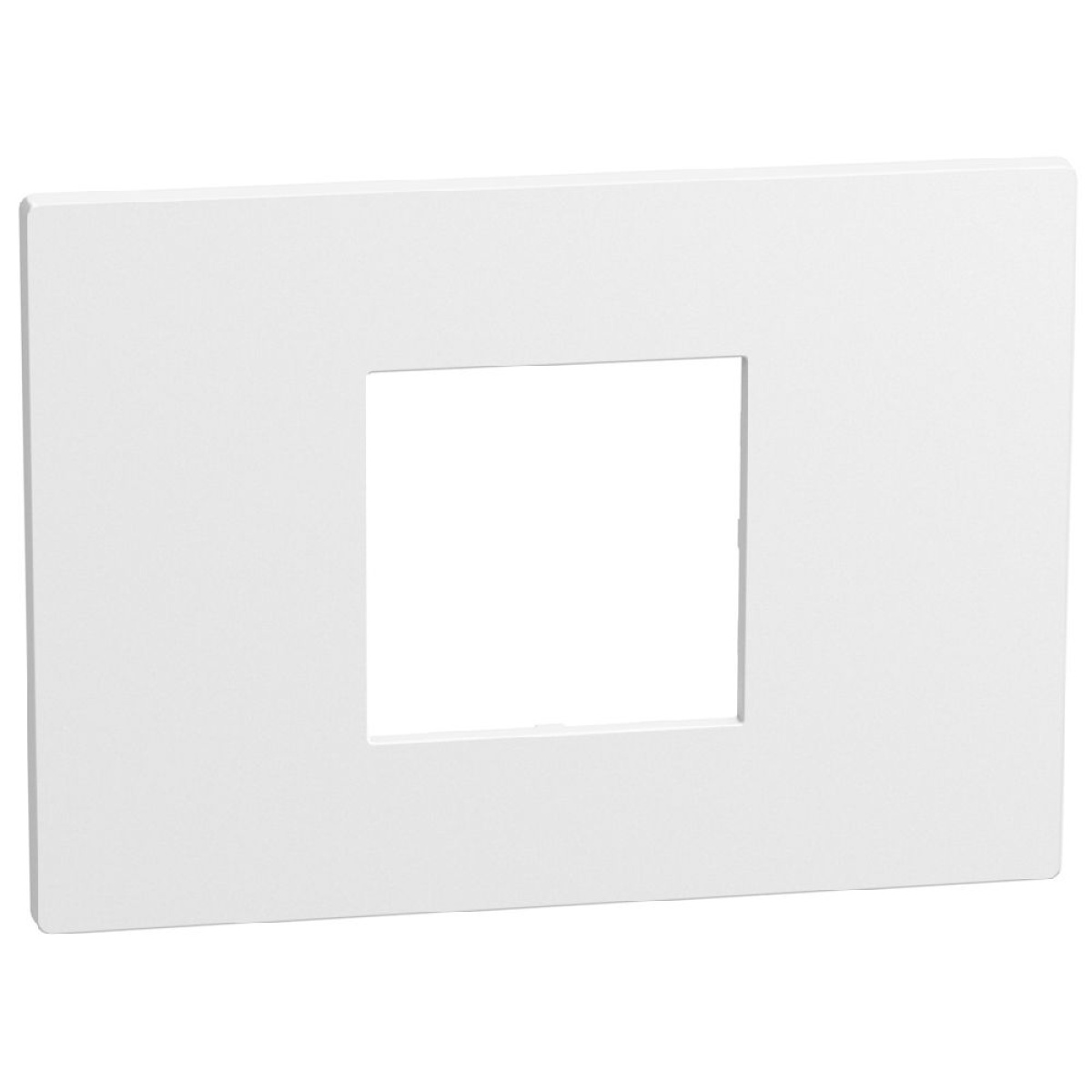 Light Now - Quadro de acabamento - 2 módulos centrados - White