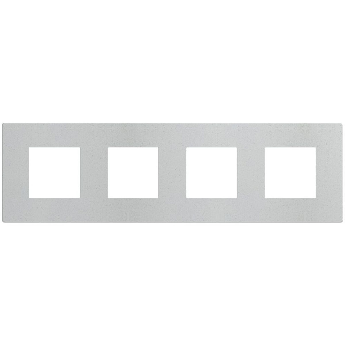 Light Now - Quadro de acabamento - quádruplo - White Mica