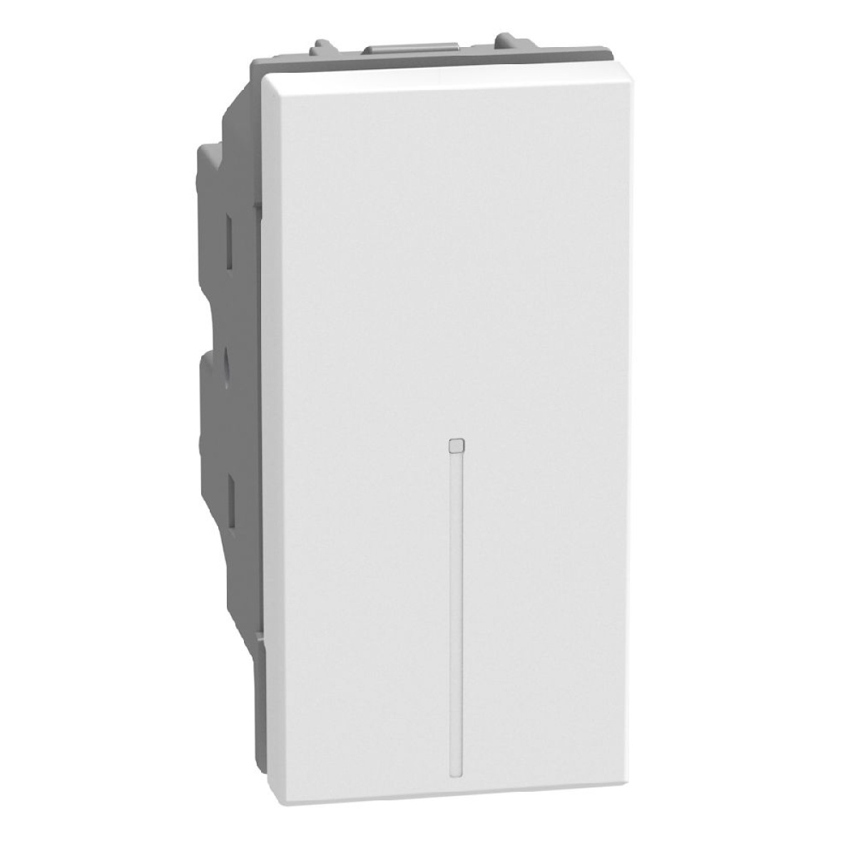 Light Now - Interruptor axial iluminável - 10 AX-250 V - 1 módulo - White