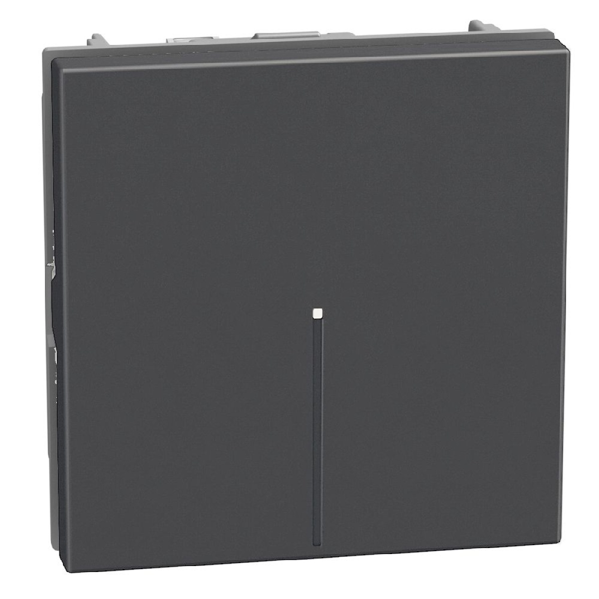 Light Now - Interruptor axial iluminável - 10 AX-250 V - 2 módulos - Dark
