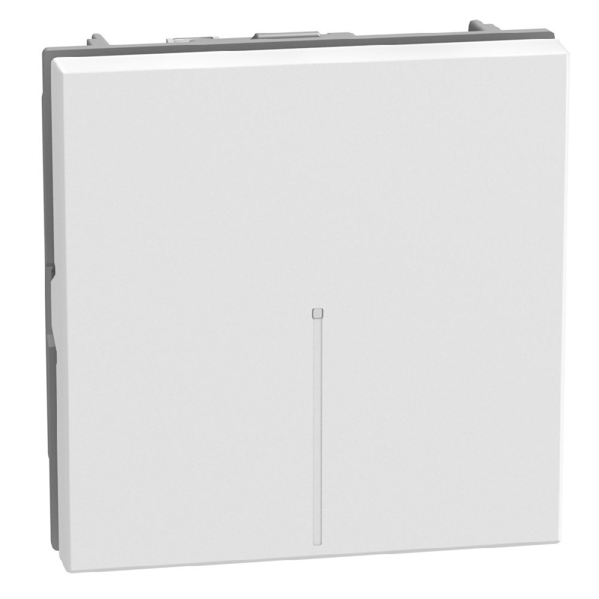 Light Now - Comutador escada axial iluminável - 10 AX-250 V - 2 módulos - White