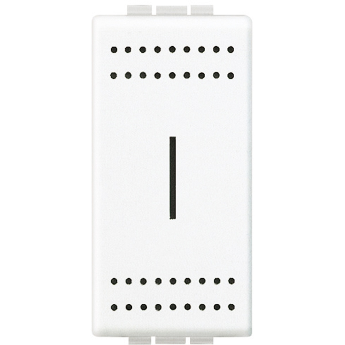 Livinglight - Porta-fusível para 10A - Branco, 1 módulo